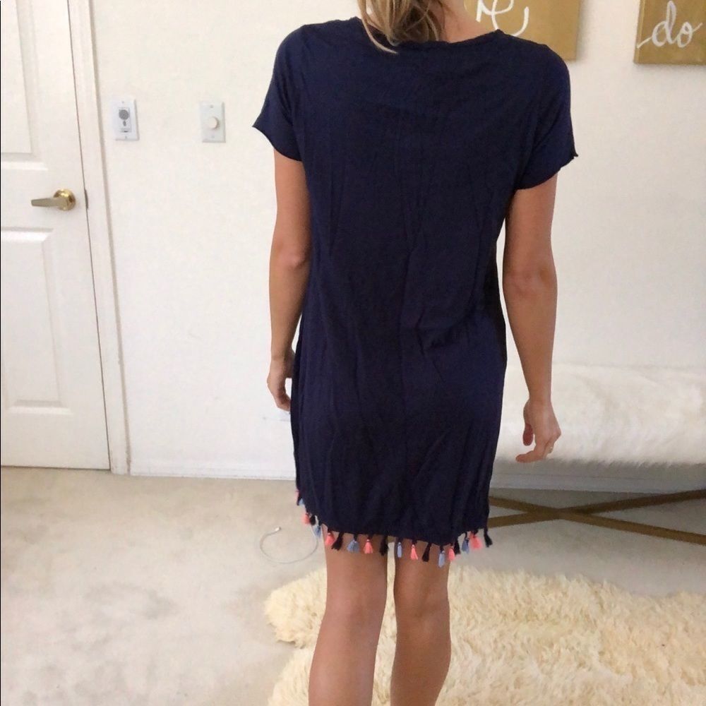 Michael stars blue fringe dress - Picture 2 of 5
